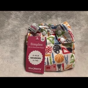 Blueberry Newborn Simplex AIO Diaper